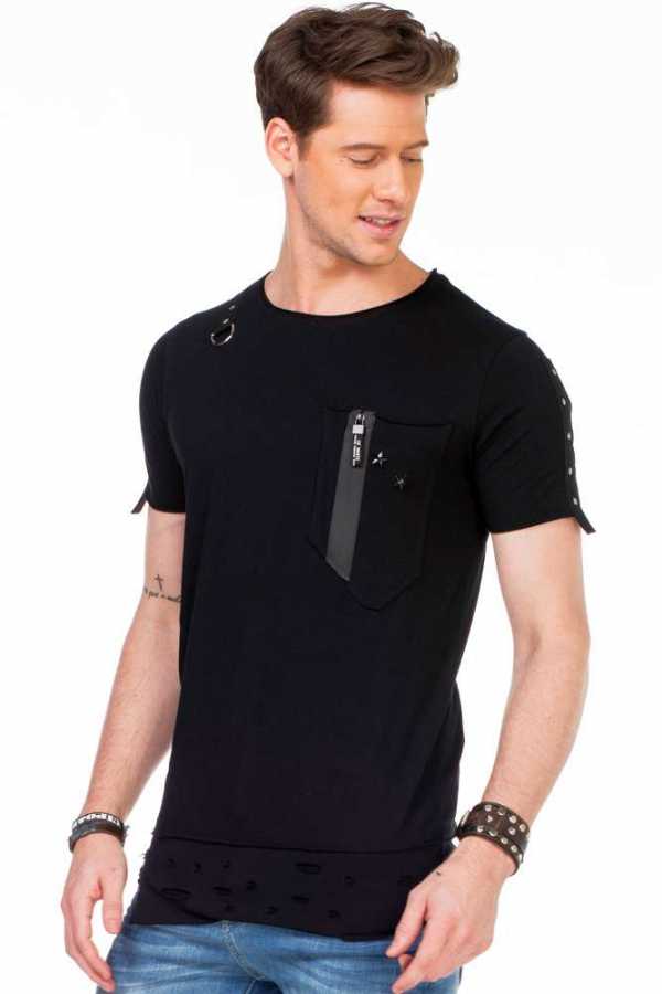 Cipo & Baxx NOID Herren T-Shirt black CT366