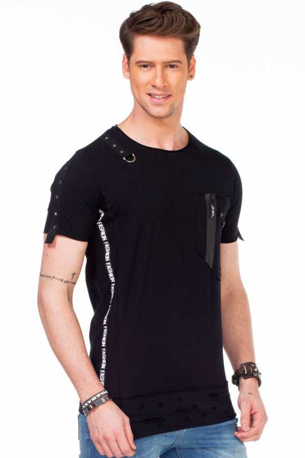 Cipo & Baxx NOID Herren T-Shirt black CT366