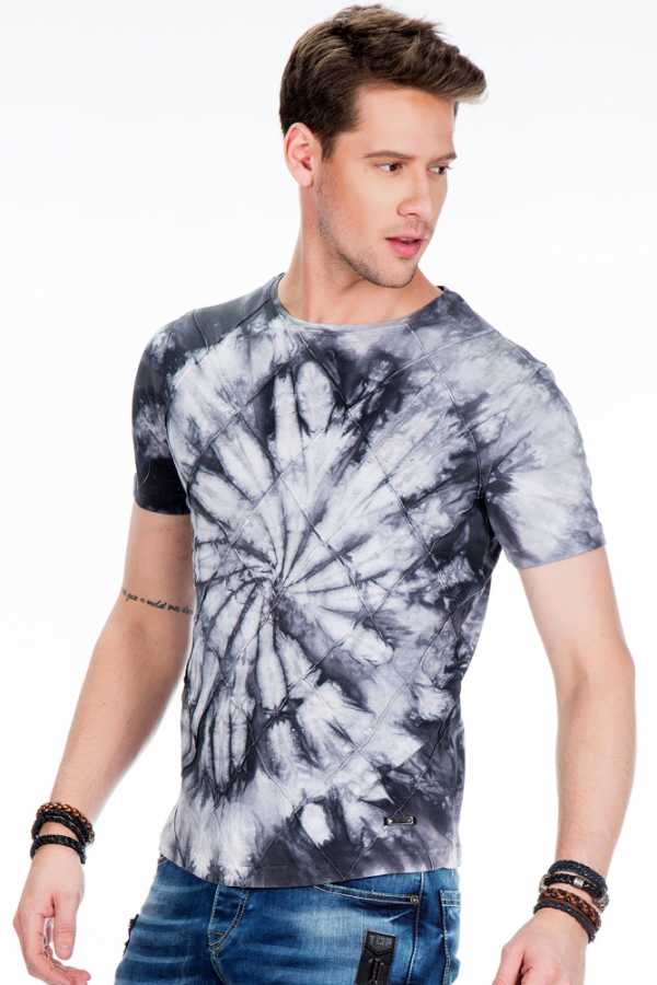 Cipo & Baxx SPACE Herren T-Shirt black CT406