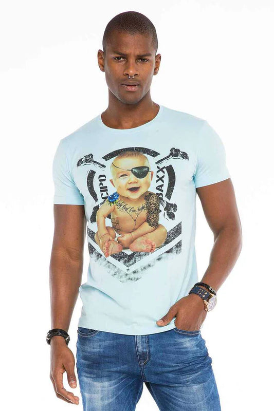 Cipo & Baxx MOTORKID Herren T-Shirt CT485