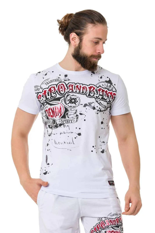 Cipo & Baxx BERNARDO Herren T-Shirt CT713