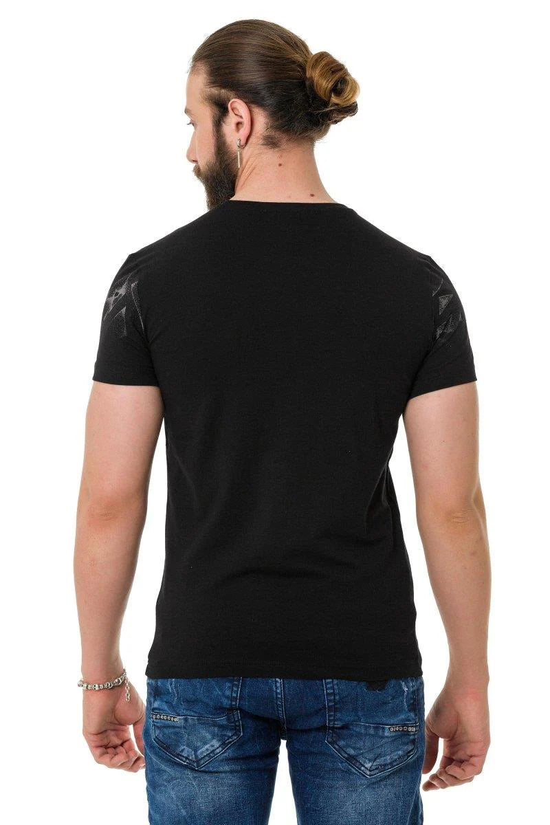 Cipo &amp; Baxx EMPORIA black men's T-shirt CT718
