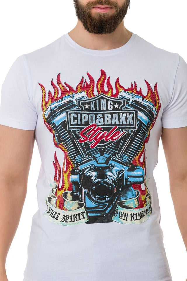 Cipo &amp; Baxx RON Men's T-Shirt CT728