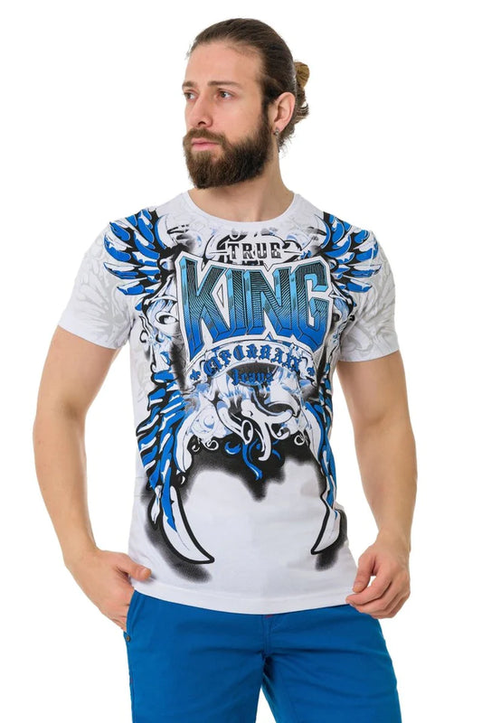 Cipo &amp; Baxx KING black men's T-shirt CT763