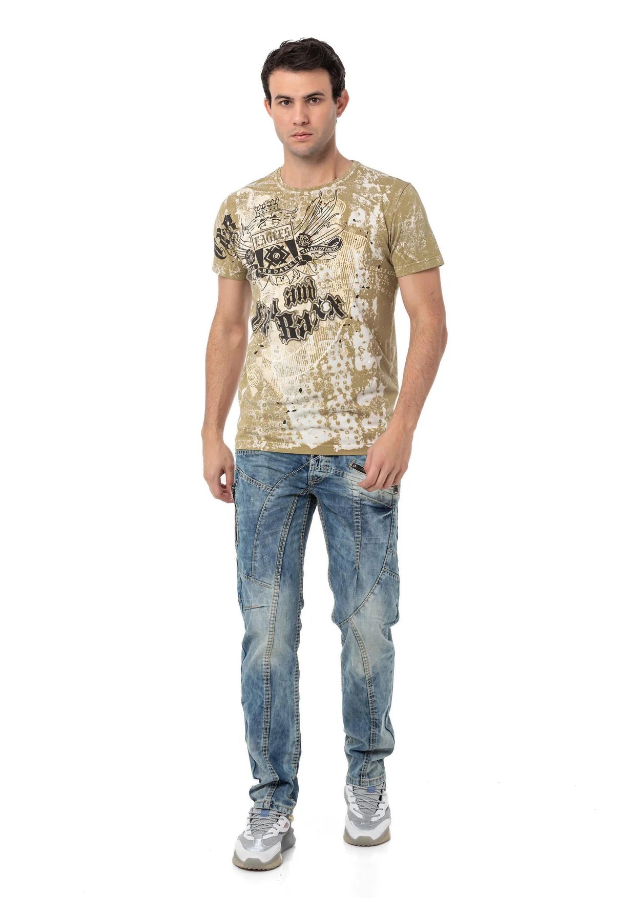 Cipo &amp; Baxx WATERFORD Men's T-Shirt CT694