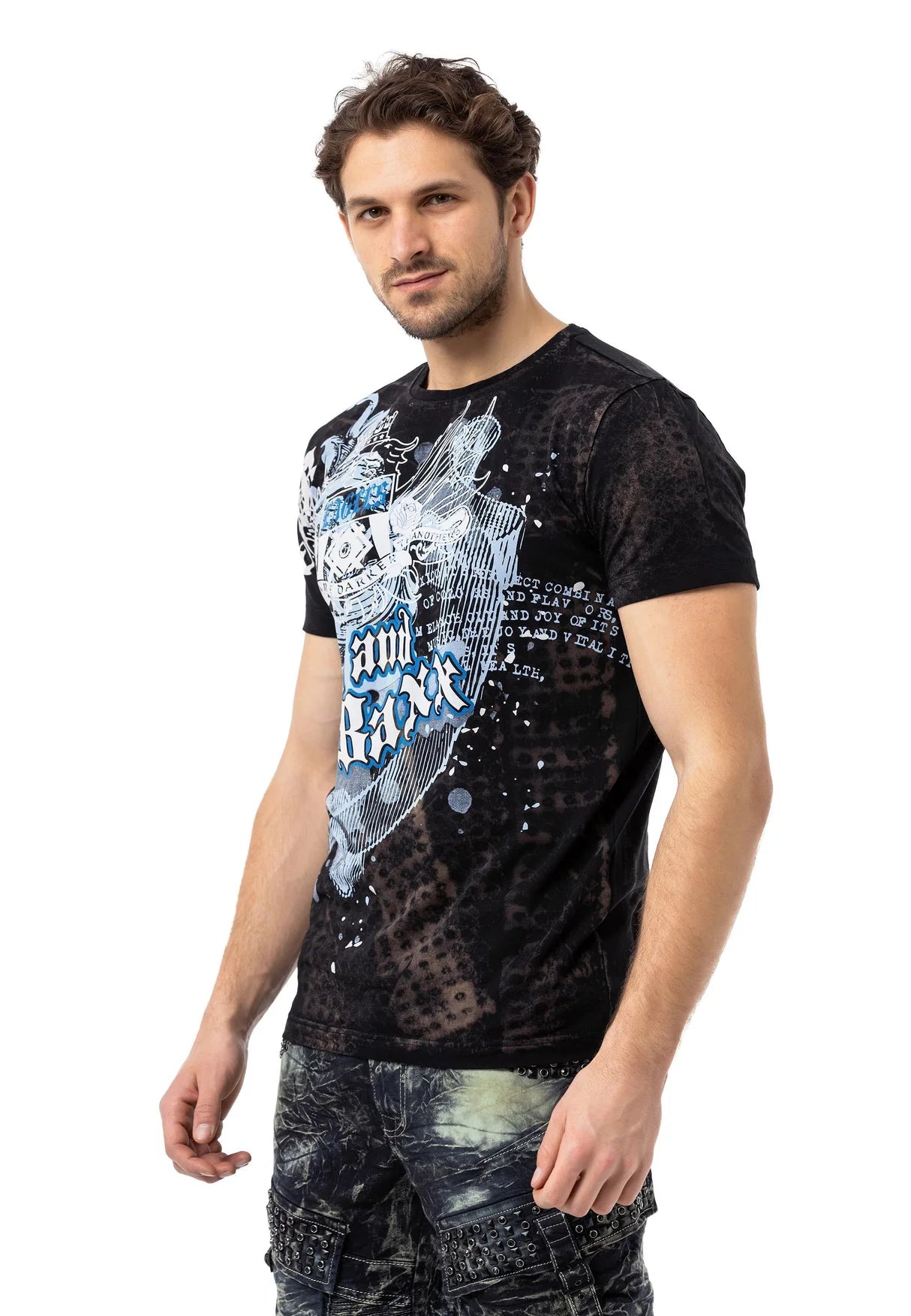 Cipo &amp; Baxx WATERFORD Men's T-Shirt CT694