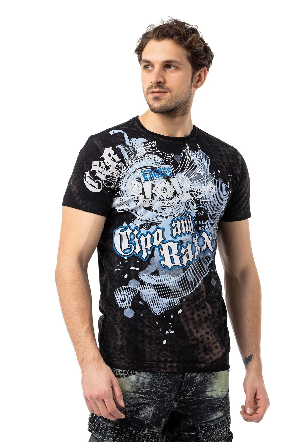 Cipo &amp; Baxx WATERFORD Men's T-Shirt CT694