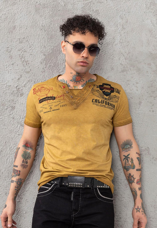 Cipo &amp; Baxx WATERFORD Men's T-Shirt CT694