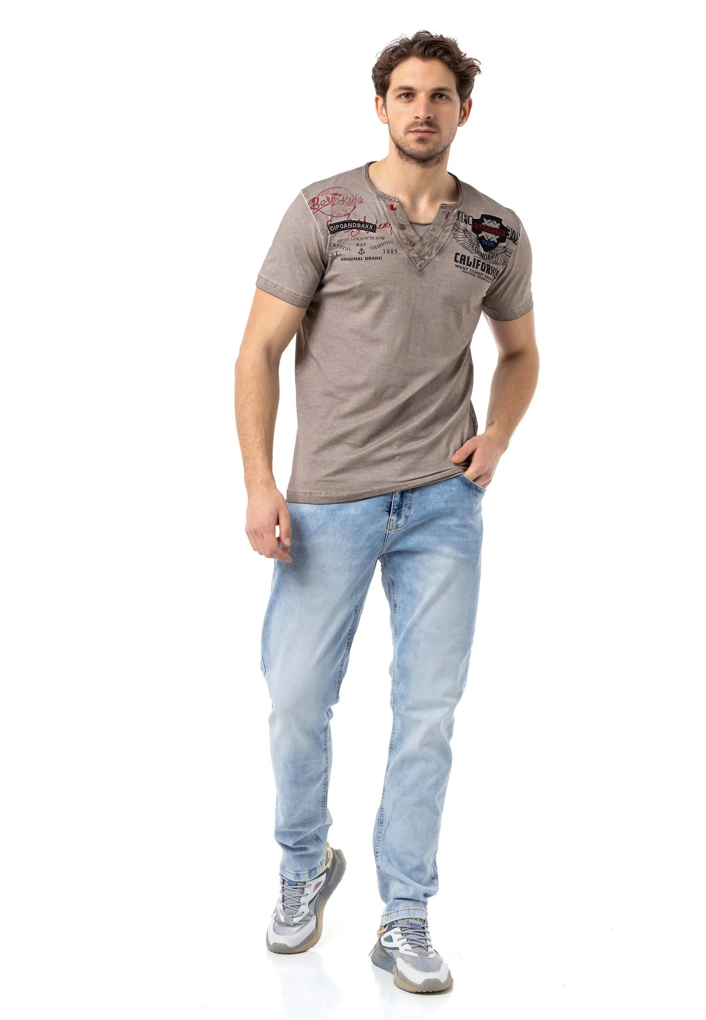 Cipo &amp; Baxx WATERFORD Men's T-Shirt CT694