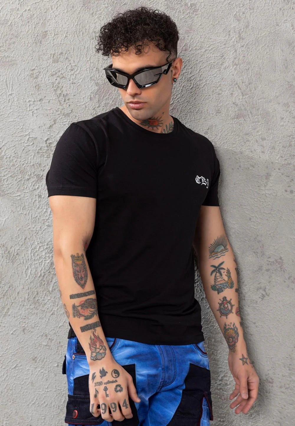 Cipo &amp; Baxx EMPORIA black men's T-shirt CT718