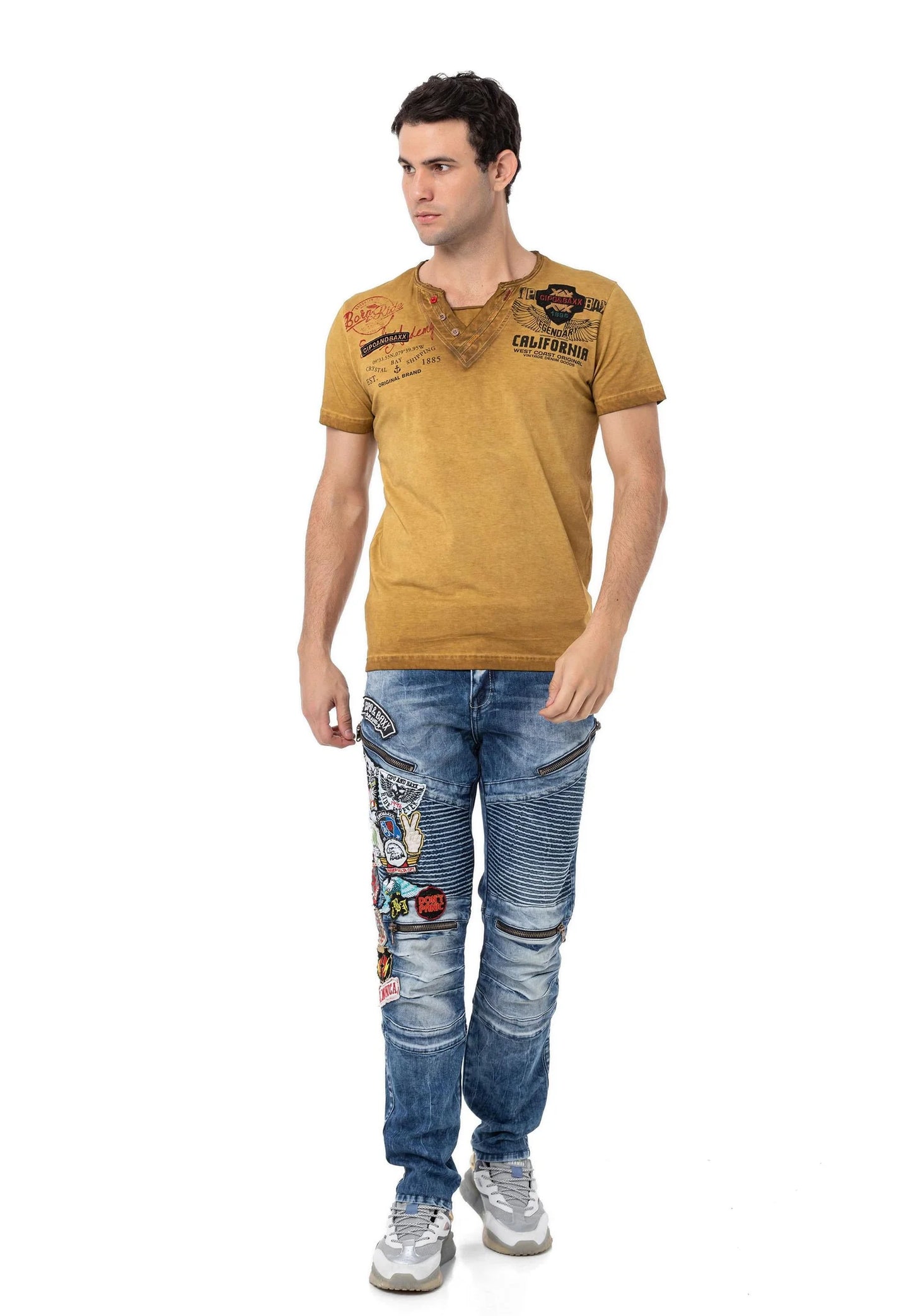 Cipo &amp; Baxx HONOLULU Men's Jeans Denim CD490