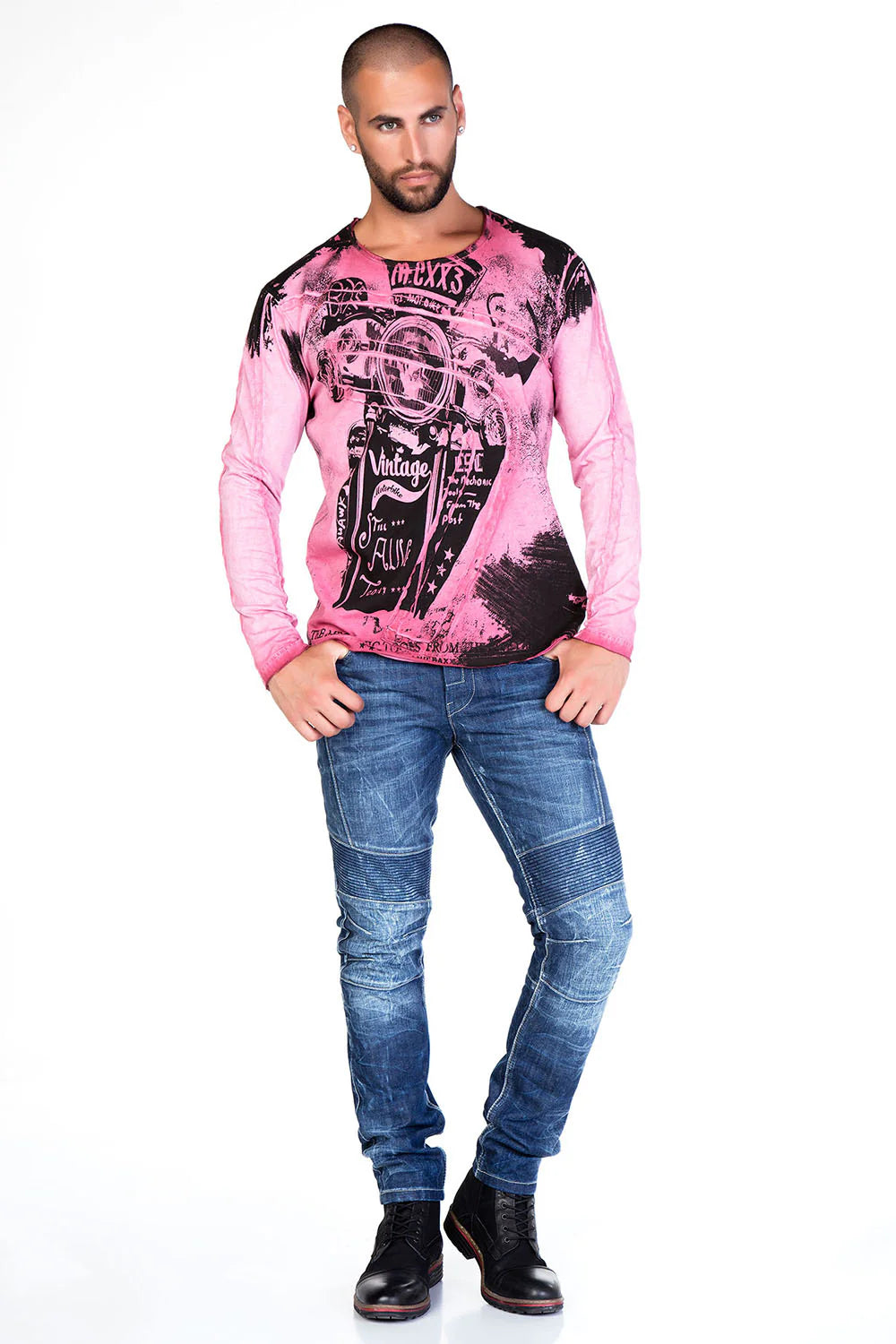 Cipo &amp; Baxx GEORGE men's jeans denim CD319B