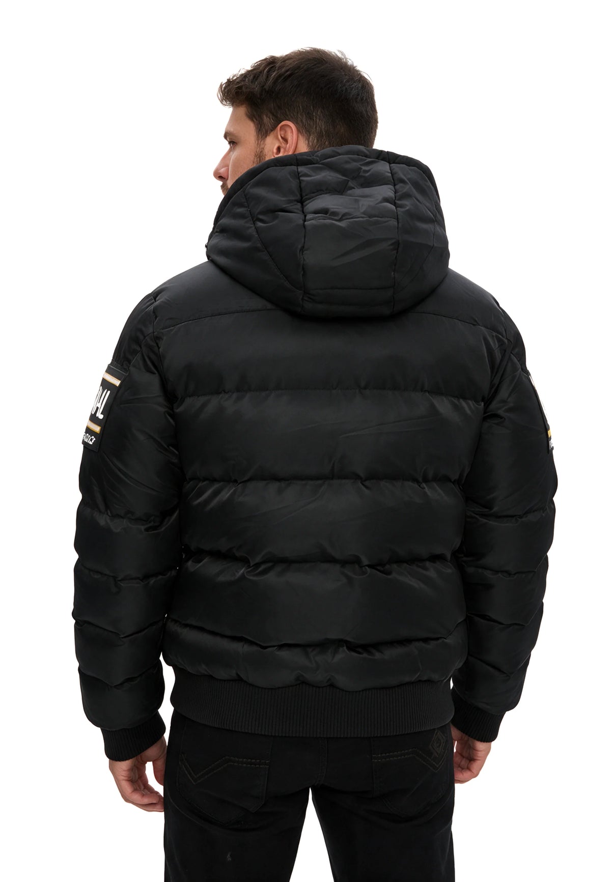 Cipo &amp; Baxx PERM men's bomber jacket hood CM134