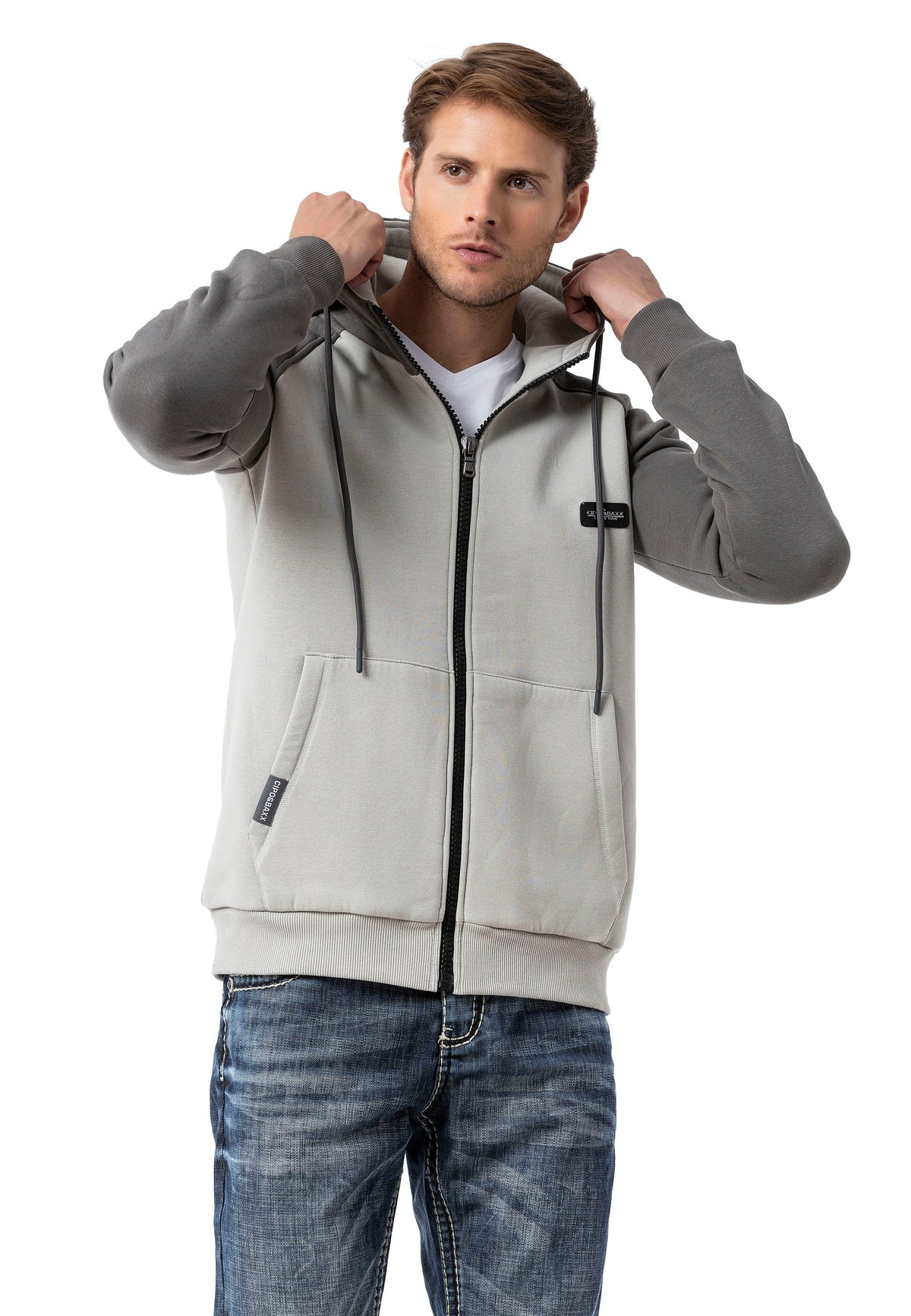 Cipo & Baxx ENRICO Herren Sweatjacke CL579