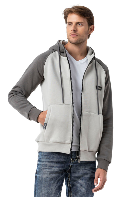 Cipo & Baxx ENRICO Herren Sweatjacke CL579