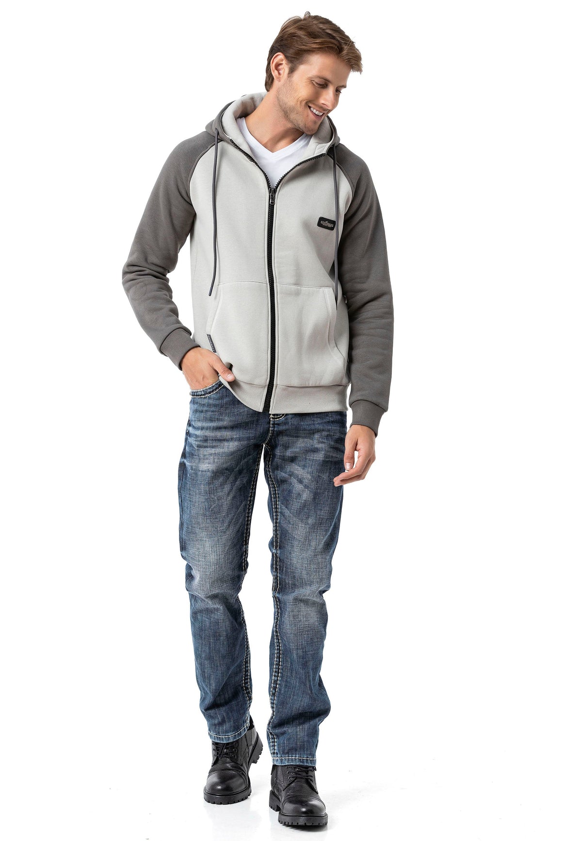 Cipo & Baxx ENRICO Herren Sweatjacke CL579