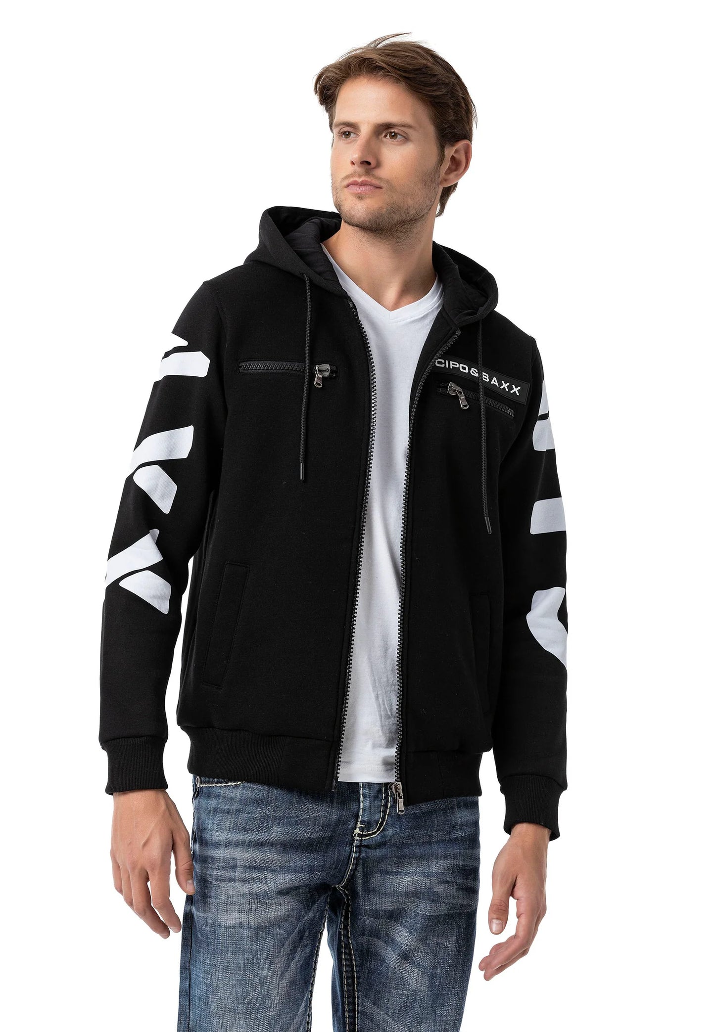 Cipo &amp; Baxx ADELAIDE men's hooded sweatshirt CL559