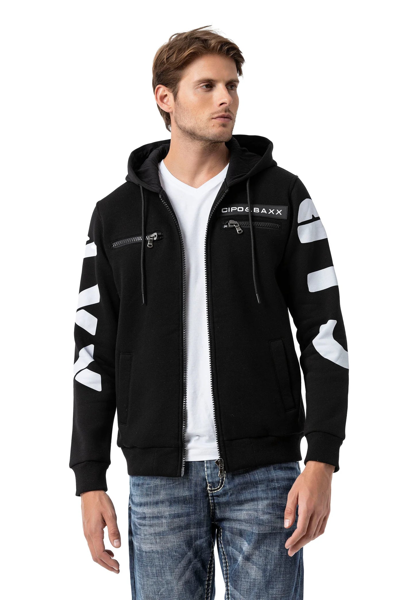 Cipo &amp; Baxx ADELAIDE men's hooded sweatshirt CL559