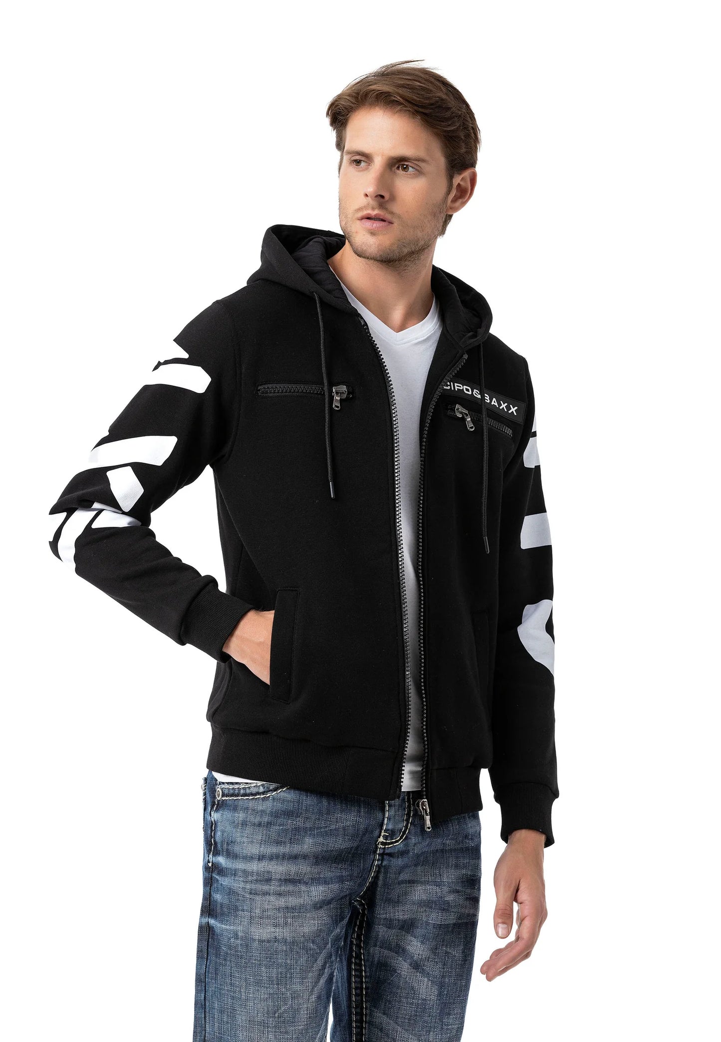 Cipo &amp; Baxx ADELAIDE men's hooded sweatshirt CL559