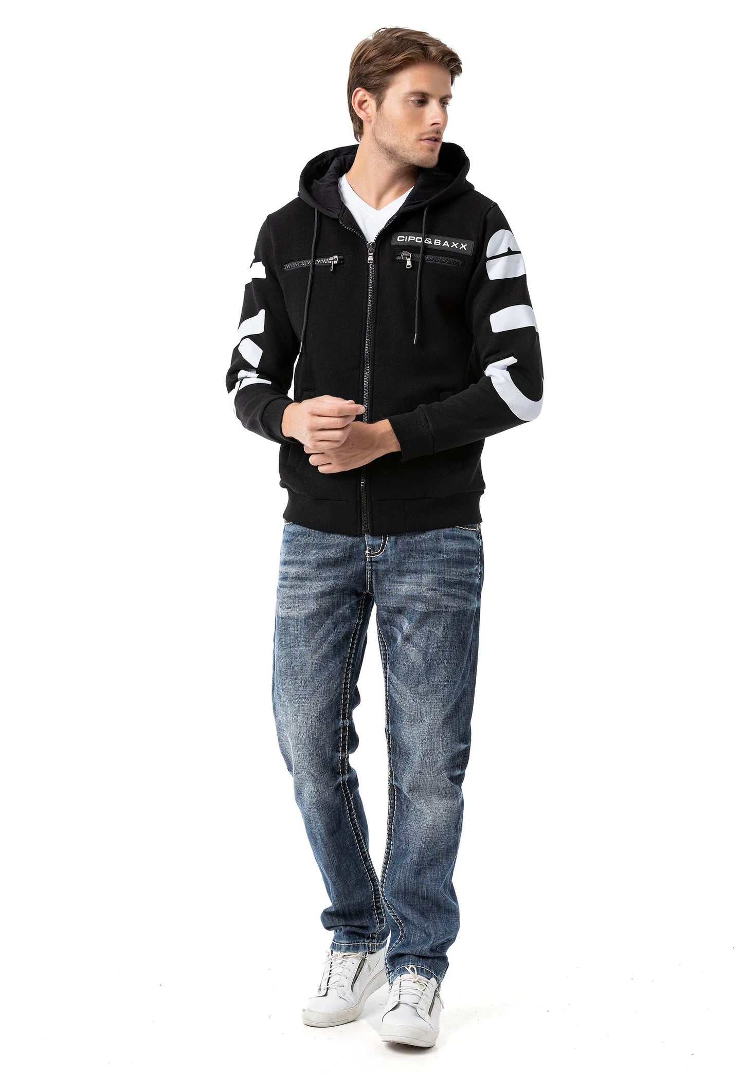 Cipo &amp; Baxx ADELAIDE men's hooded sweatshirt CL559