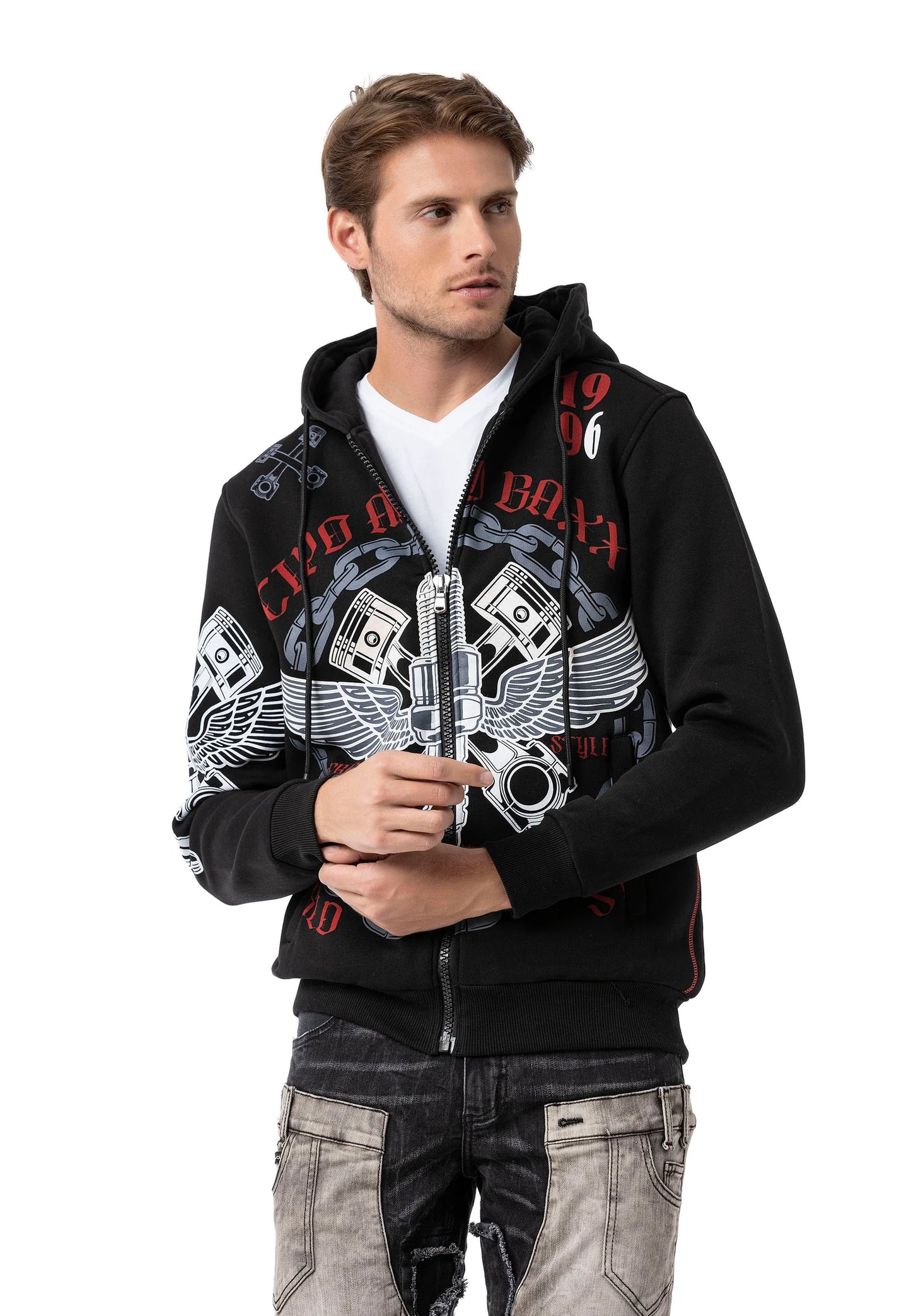 Cipo &amp; Baxx ADELAIDE men's hooded sweatshirt CL559