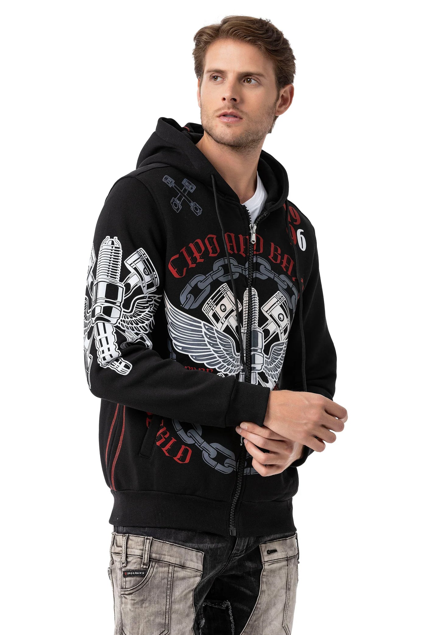 Cipo &amp; Baxx ADELAIDE men's hooded sweatshirt CL559