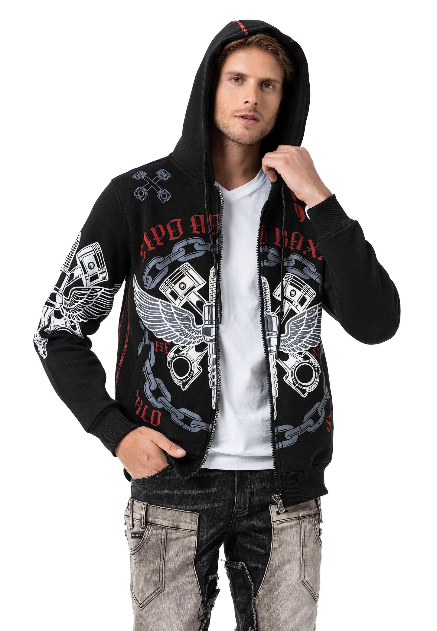 Cipo &amp; Baxx ADELAIDE men's hooded sweatshirt CL559