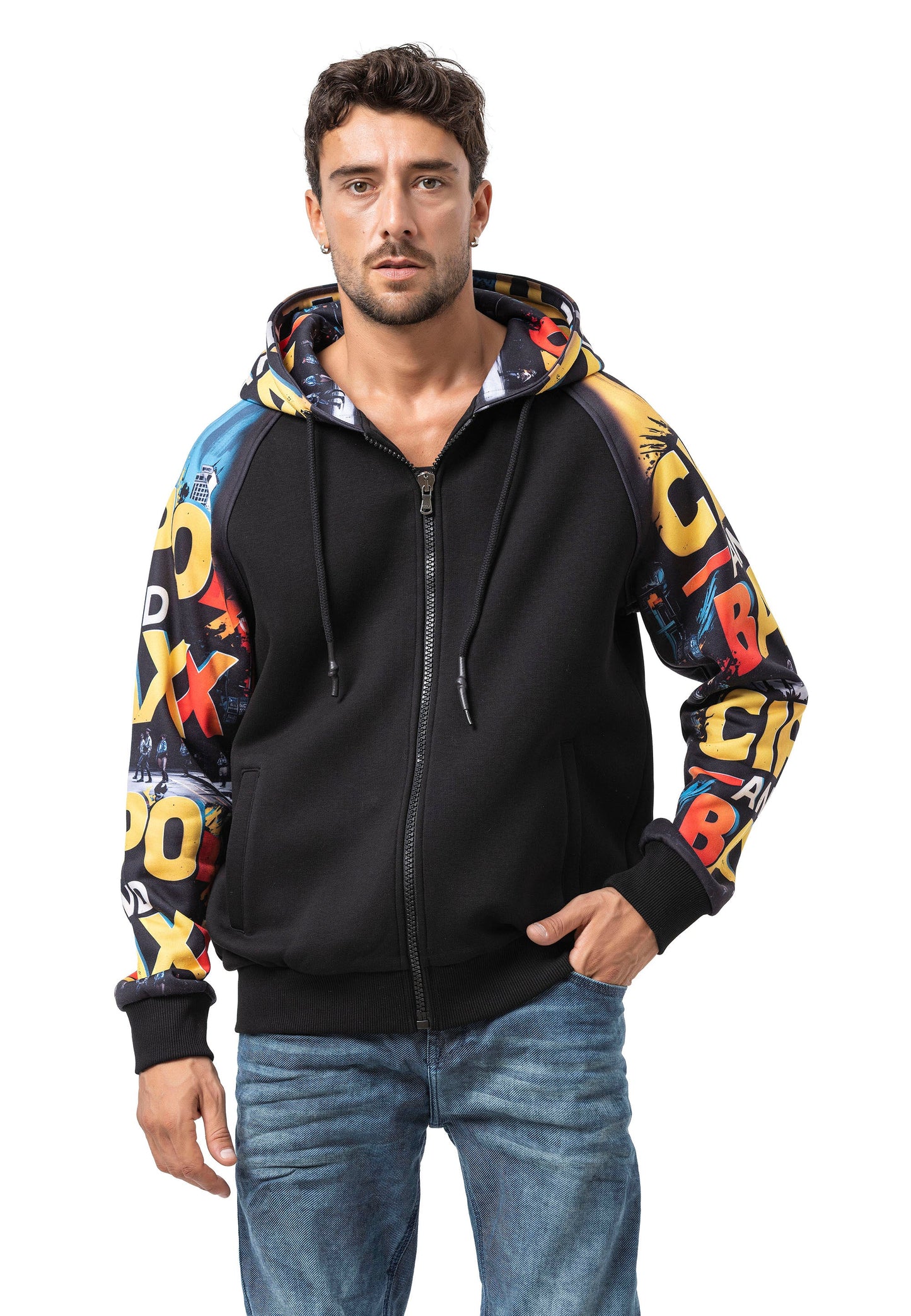 Cipo &amp; Baxx ADELAIDE men's hooded sweatshirt CL559