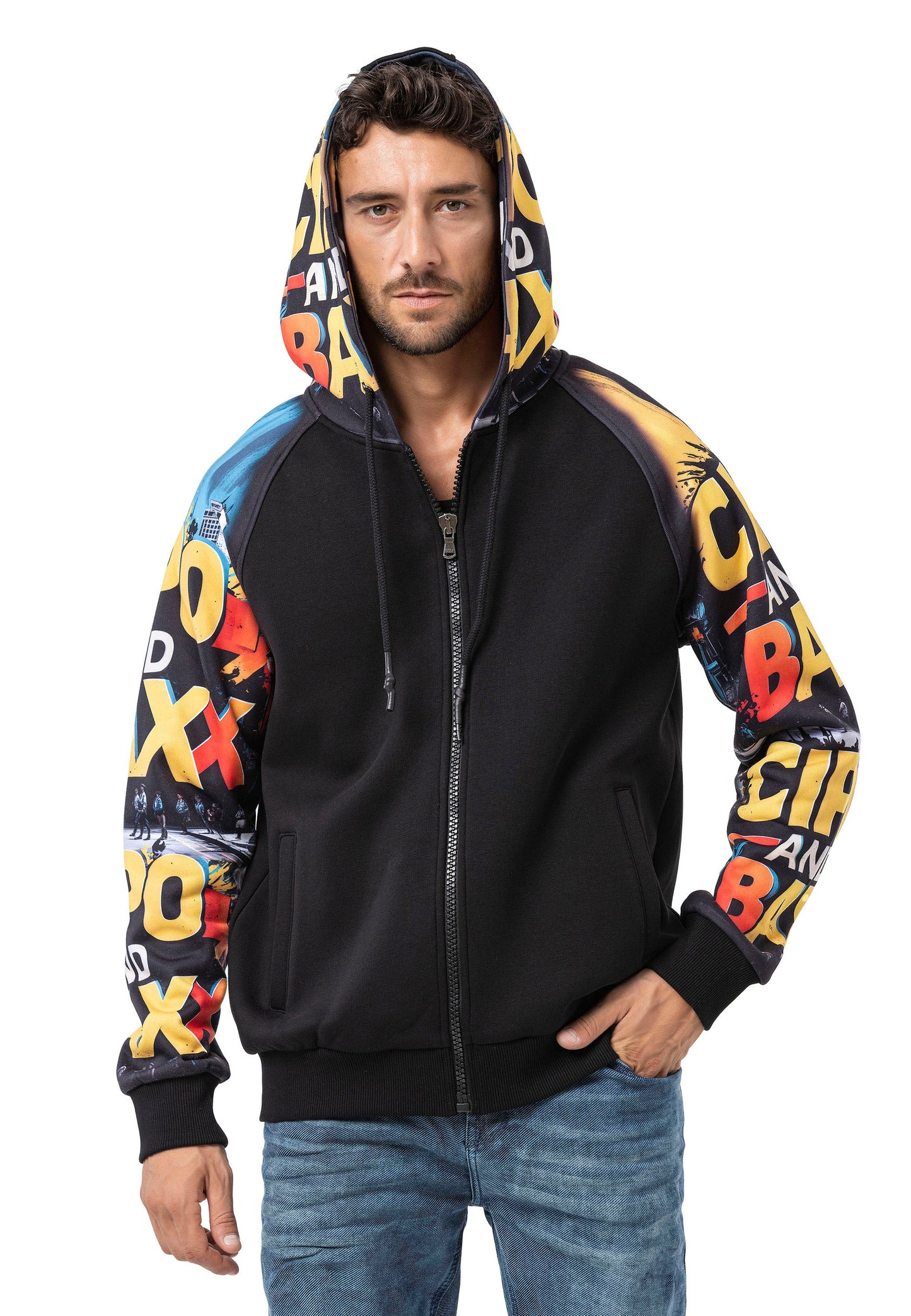 Cipo &amp; Baxx ADELAIDE men's hooded sweatshirt CL559