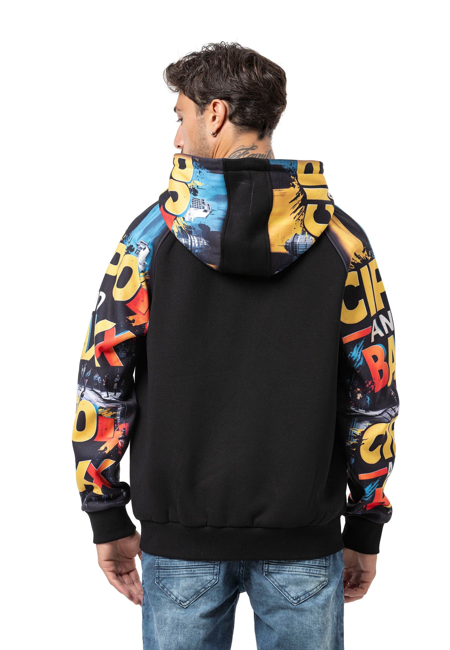 Cipo &amp; Baxx ADELAIDE men's hooded sweatshirt CL559