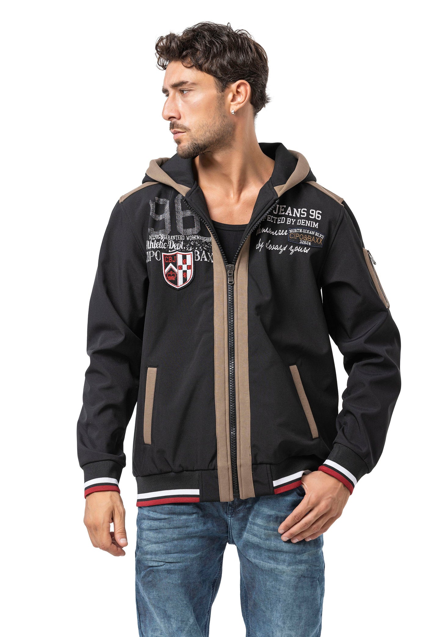 Cipo & Baxx NEVIS Herren Kapuzen Sweatshirt CL592