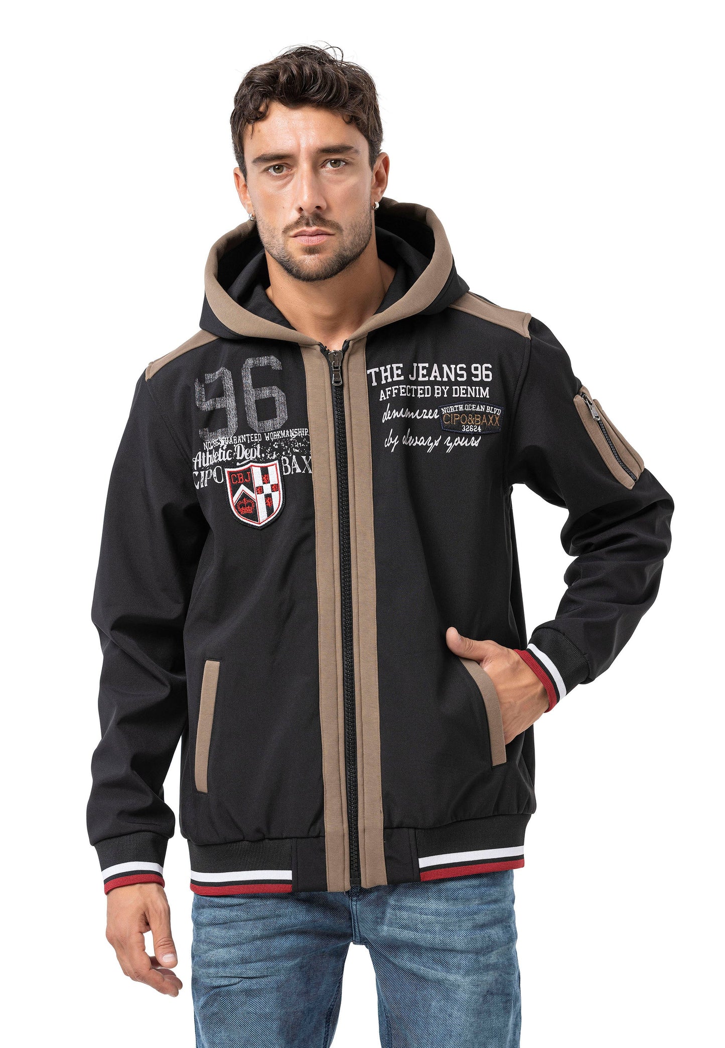 Cipo & Baxx NEVIS Herren Kapuzen Sweatshirt CL592