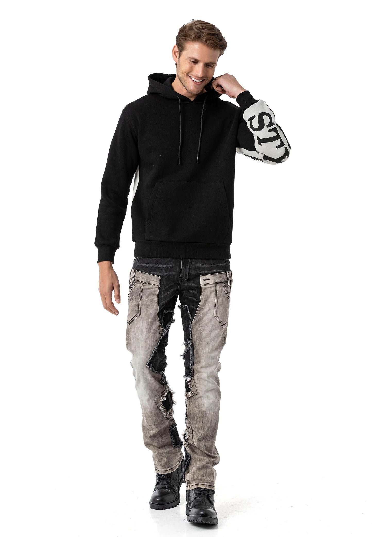 Cipo &amp; Baxx ADELAIDE men's hooded sweatshirt CL559