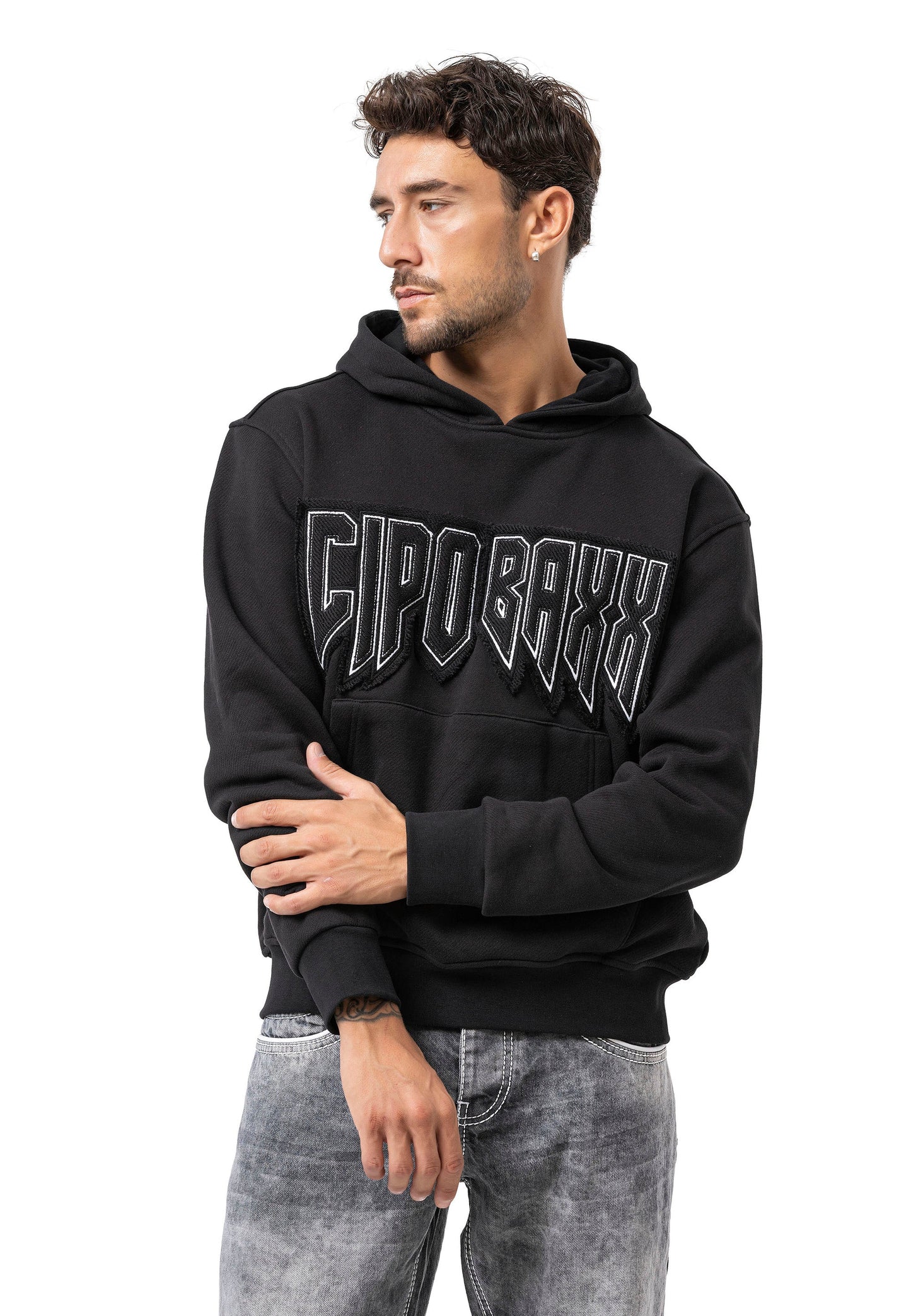 Cipo & Baxx SERDA Herren Kapuzen Hoodi Sweatshirt CL601