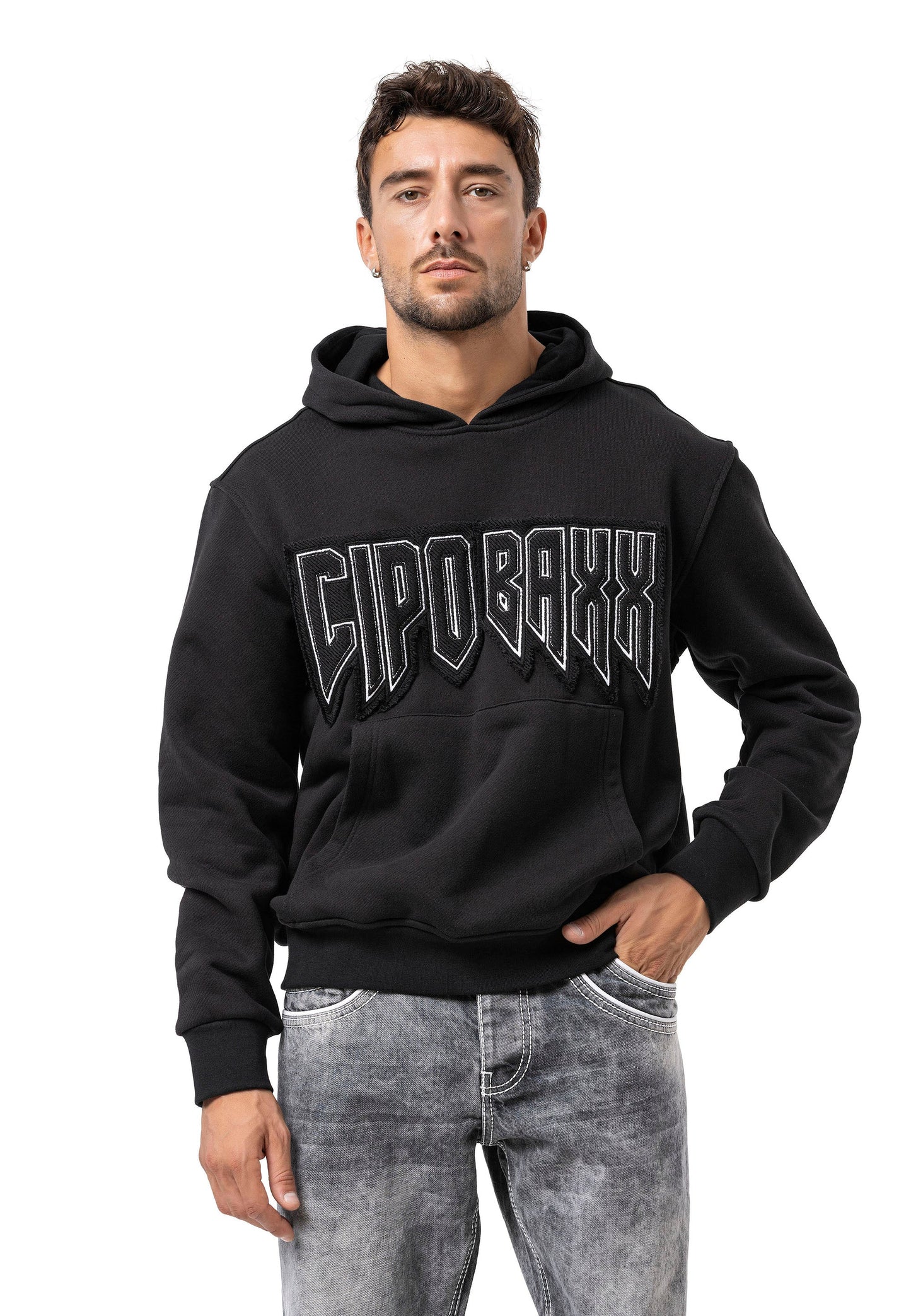 Cipo & Baxx SERDA Herren Kapuzen Hoodi Sweatshirt CL601