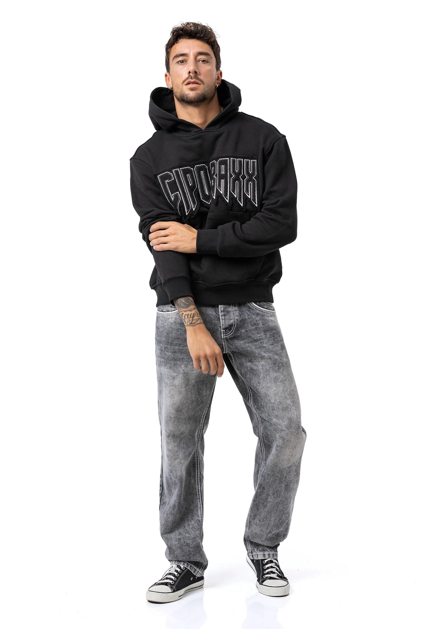 Cipo & Baxx SERDA Herren Kapuzen Hoodi Sweatshirt CL601