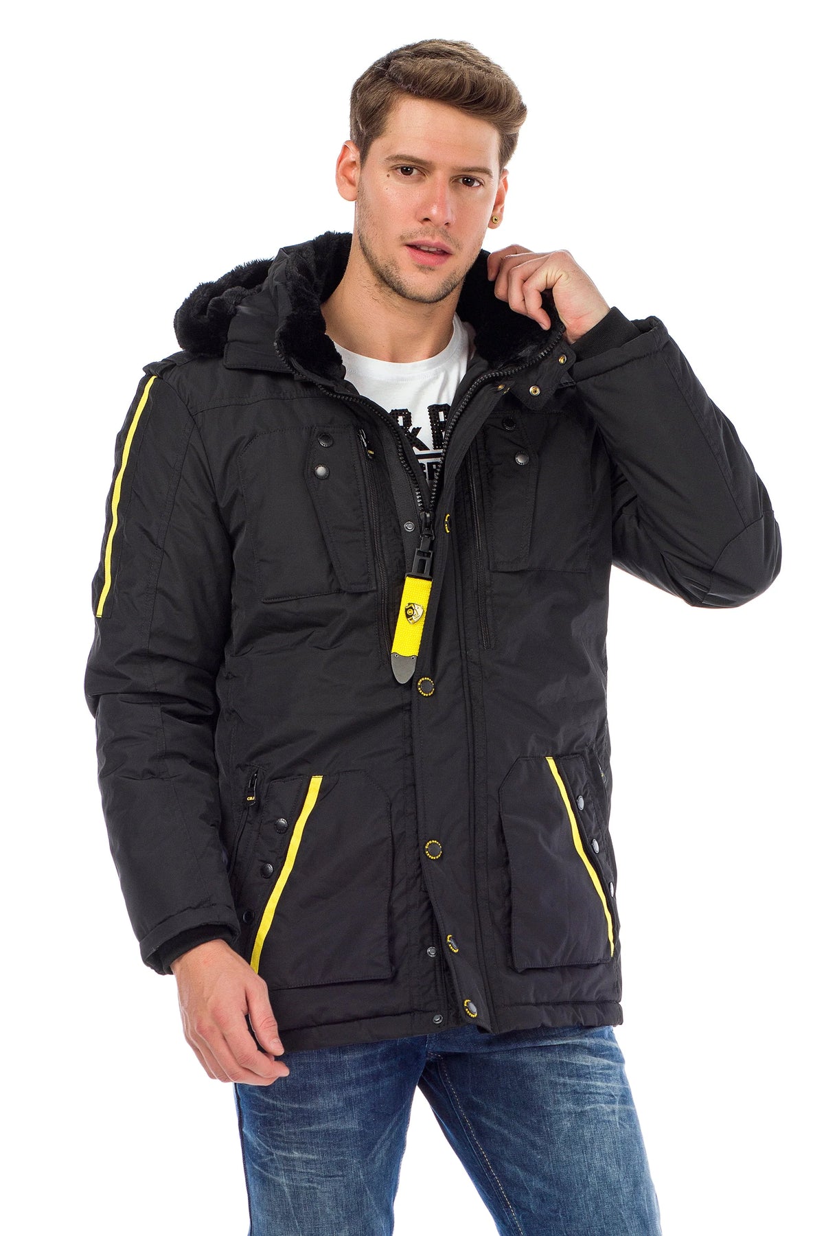 Cipo &amp; Baxx HIGHLAND men's parker jacket CM130