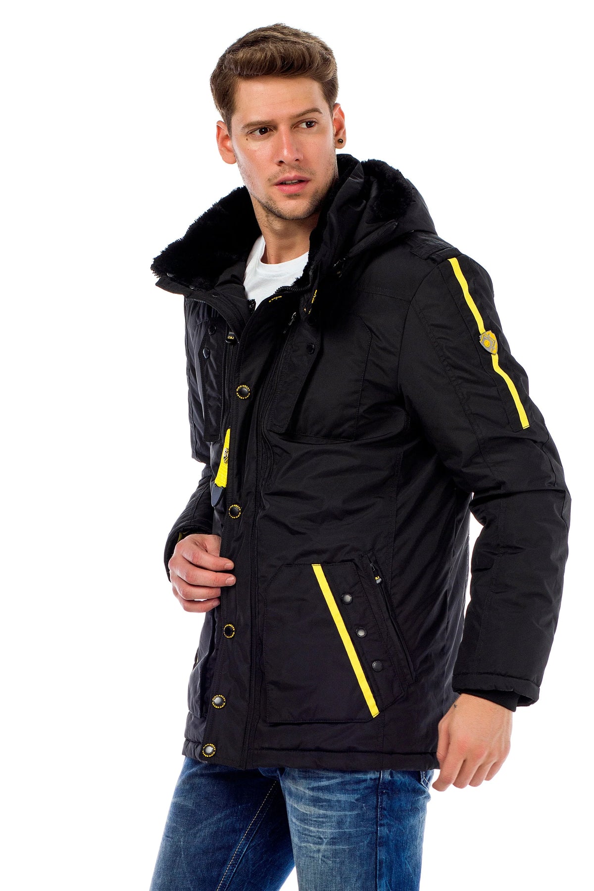 Cipo &amp; Baxx HIGHLAND men's parker jacket CM130