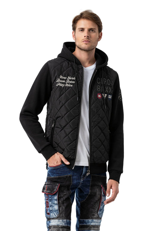 Cipo & Baxx CIRO Herren Stepp Jacke Hoodie CJ303