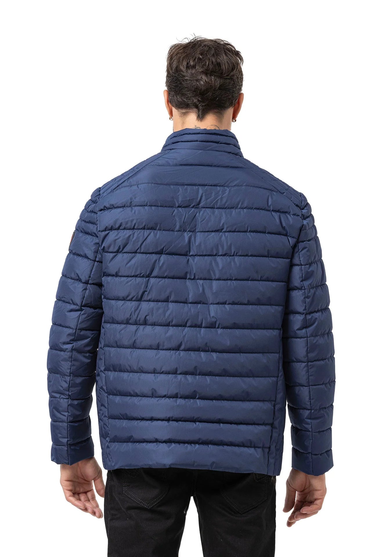 Cipo &amp; Baxx MARTIN men's bomber jacket fur collar CM220