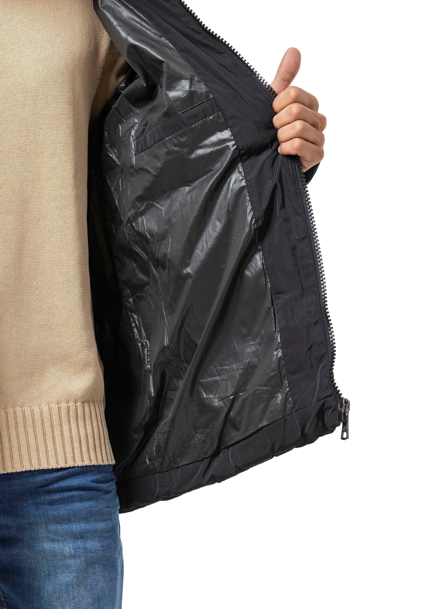 Cipo &amp; Baxx ASHER men's quilted jacket Parker CM195