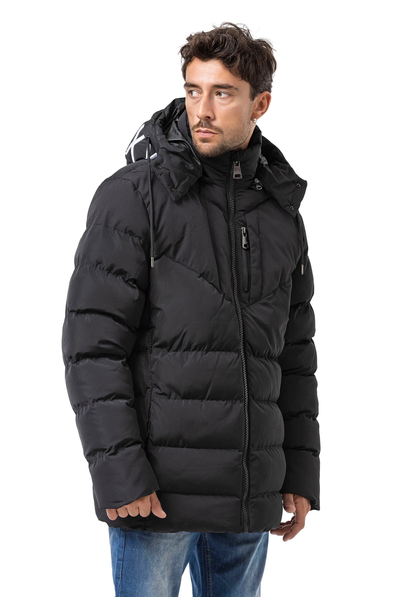 Cipo &amp; Baxx ASHER men's quilted jacket Parker CM195