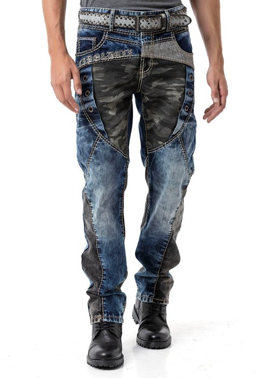 TOP DESIGN UOMO JEANS PANTALONI DONNA JEANS JAPRAG CIPO BAXX - Foto 8