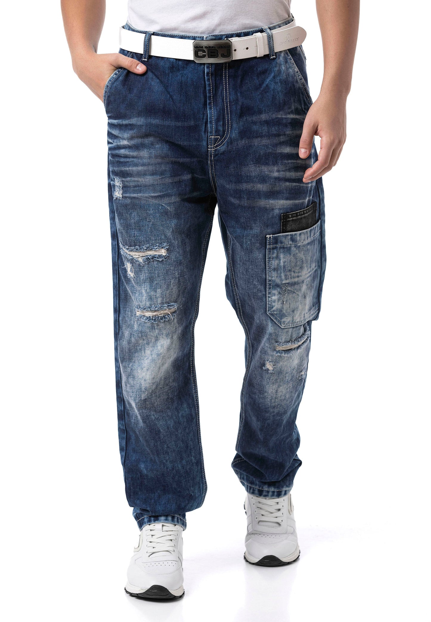 Cipo & Baxx COLWOOD Herren Baggy Jeans Denim CD907