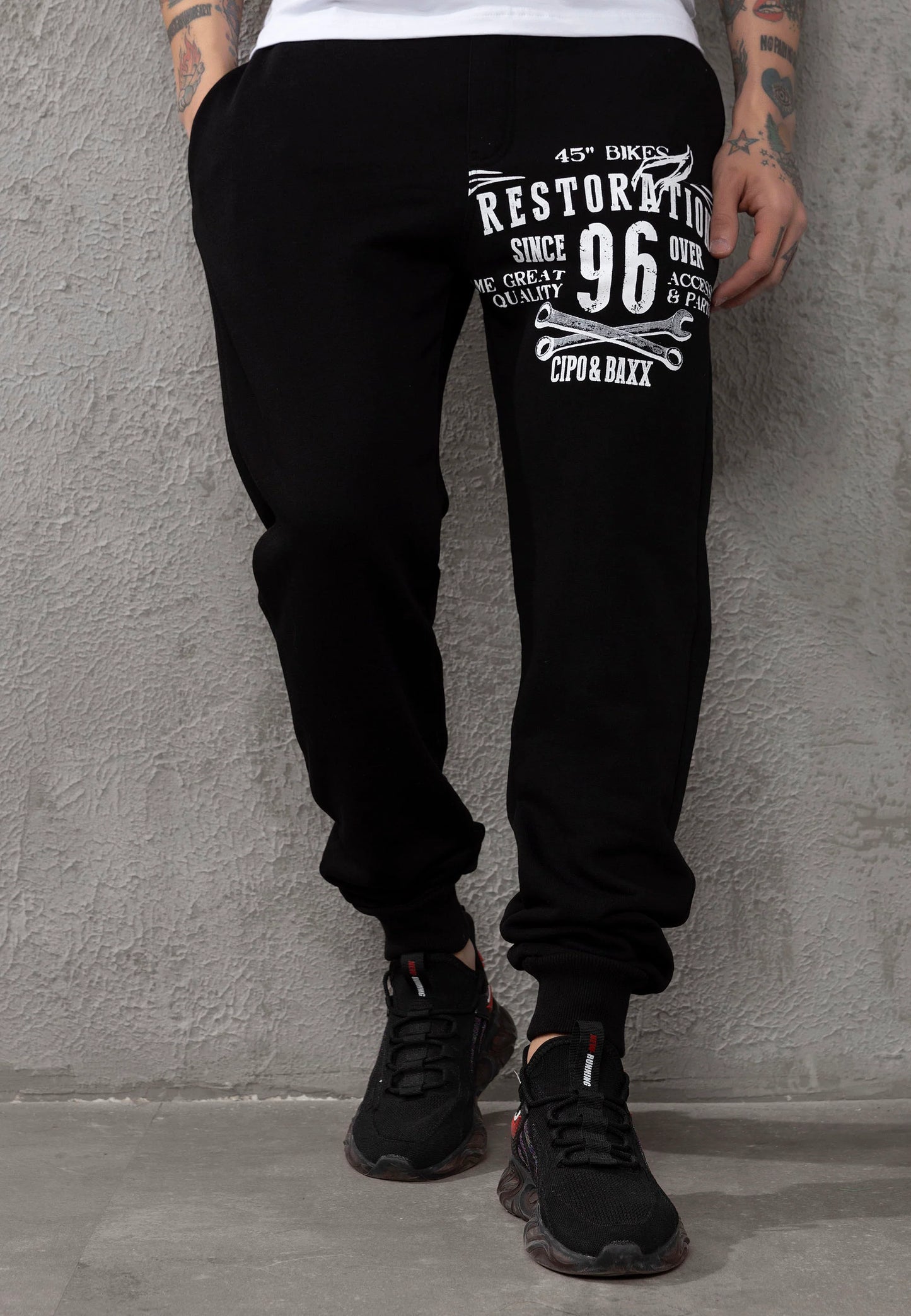 Cipo &amp; Baxx WESTON Men's Tracksuit Sweatshirt + Jogging Bottoms CLR128