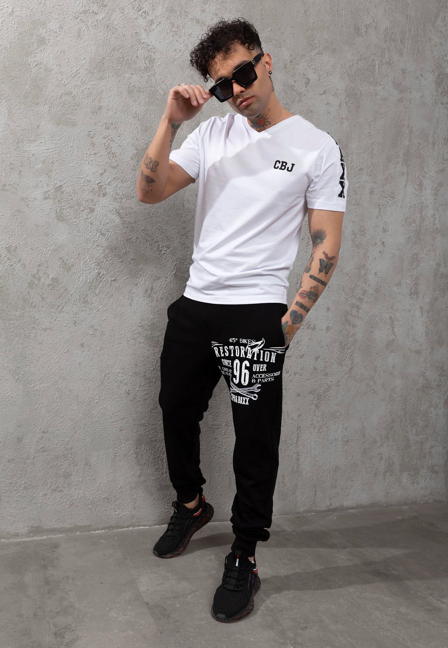 Cipo &amp; Baxx WESTON Men's Tracksuit Sweatshirt + Jogging Bottoms CLR128