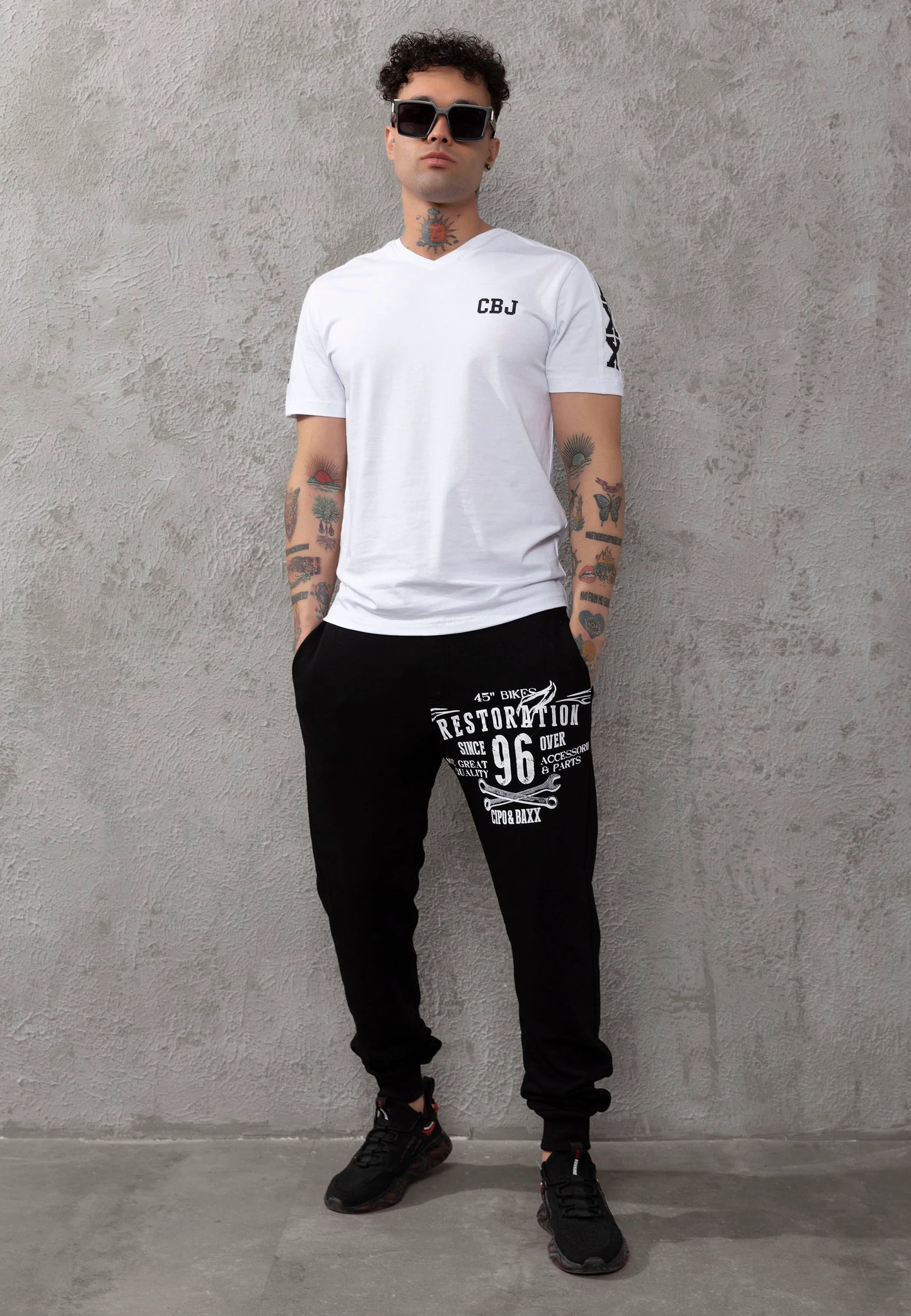 Cipo &amp; Baxx WESTON Men's Tracksuit Sweatshirt + Jogging Bottoms CLR128