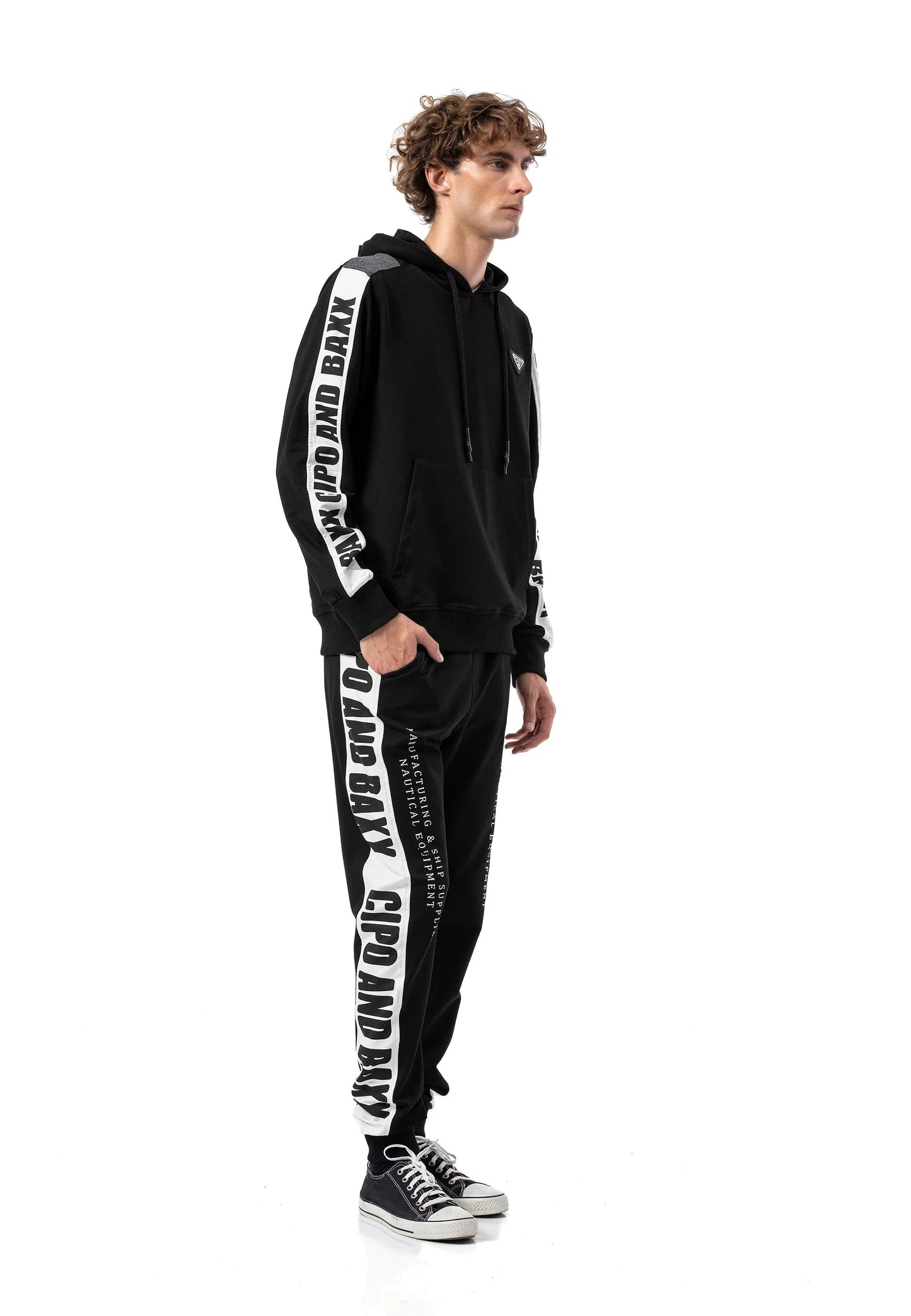 Cipo &amp; Baxx BRENTWOOD Men's Tracksuit Sweatshirt + Jogging Bottoms CLR142