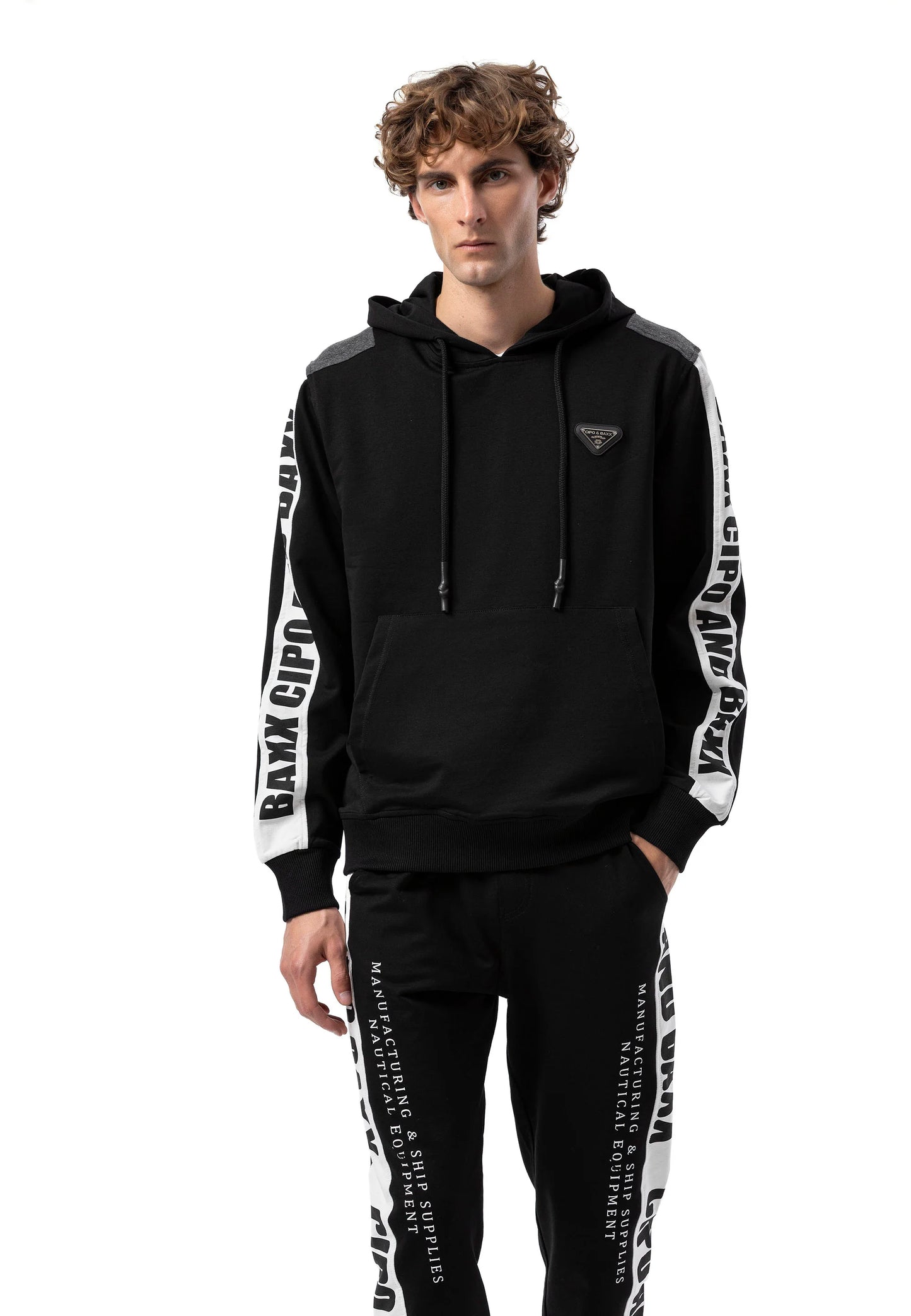 Cipo &amp; Baxx BRENTWOOD Men's Tracksuit Sweatshirt + Jogging Bottoms CLR142