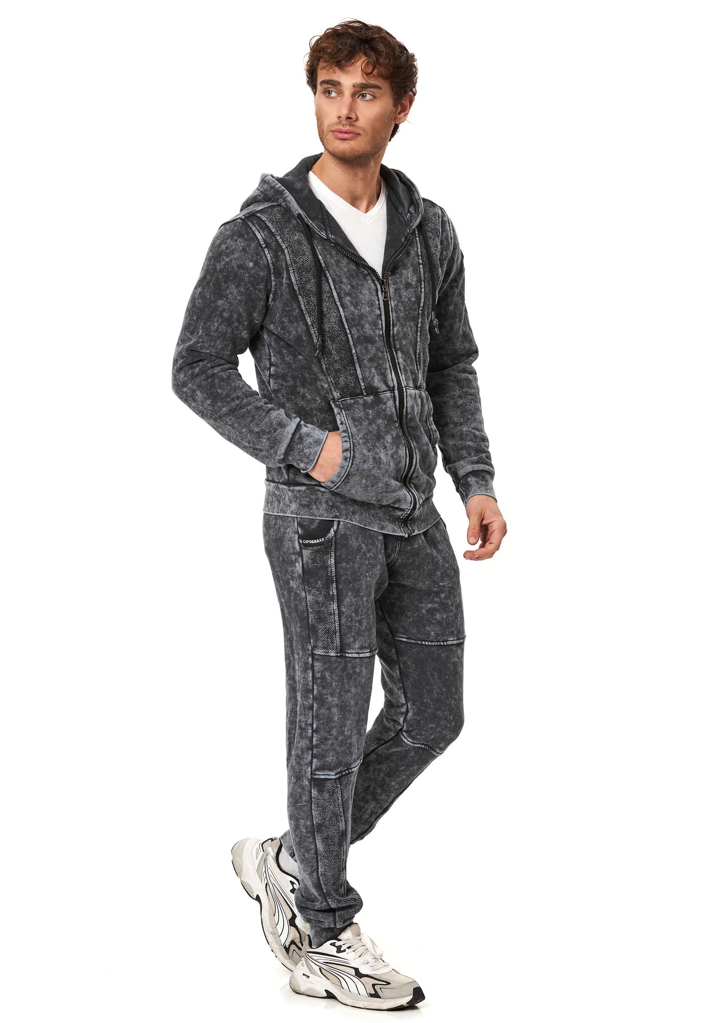 Cipo & Baxx HARLEM Herren Trainingsanzug Sweatshirt + Jogginghose  CLR165